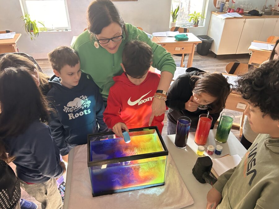 London Waldorf School - Physics class